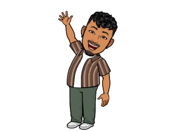 Bitjmoji waving