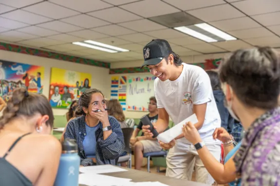 People laughing
