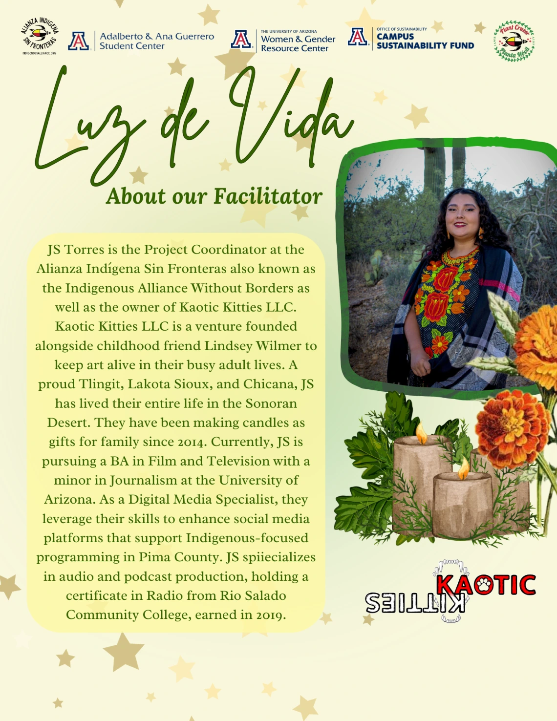 Luz De Vida About Our Facilitator