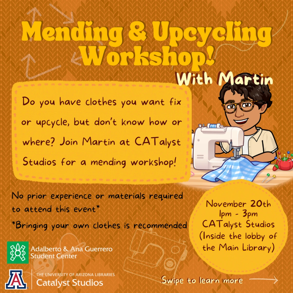 Mending & Upcycling Workshop!