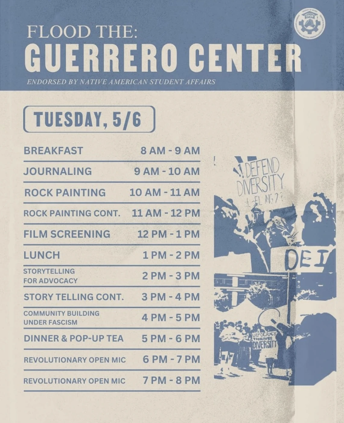 Flood The Guerrero Student Center