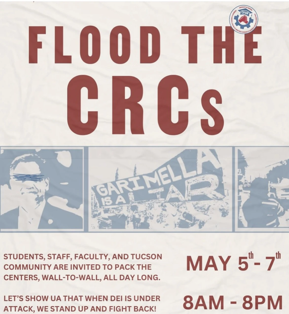 Flood the CRCS